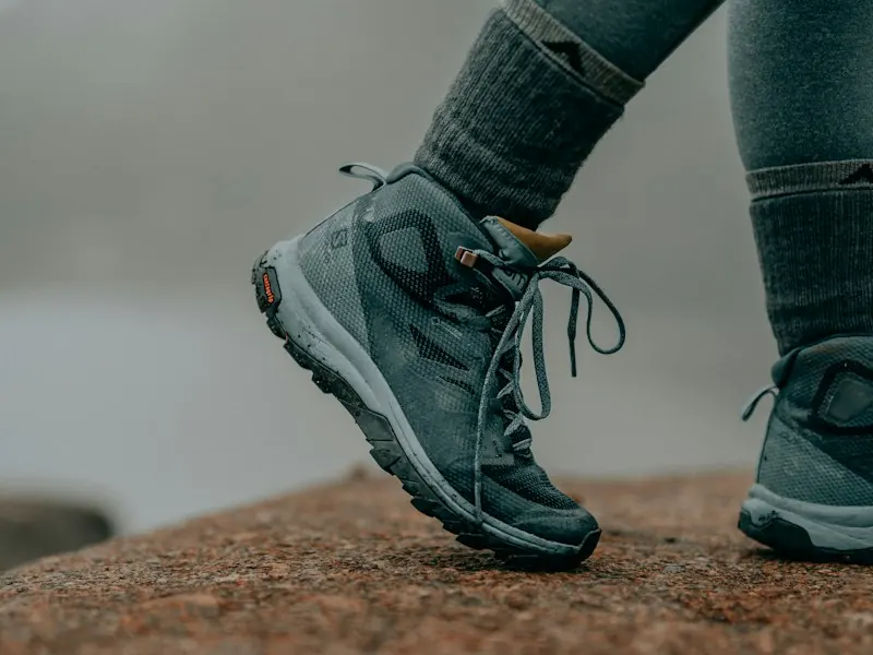 Approach shoe — sticky rubber